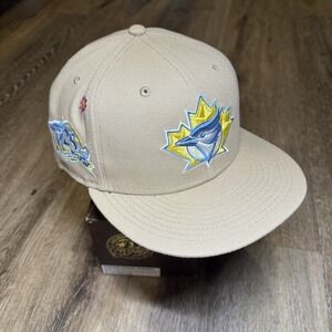 Toronto Blue Jays Fitted Hat Club 7 3/4 New Era 59FIFTY Super‎ Bloom Anniversary